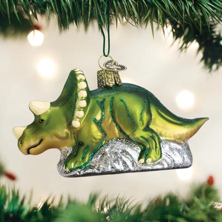 Old World Christmas Dinosaur Triceratops Ornament Sale