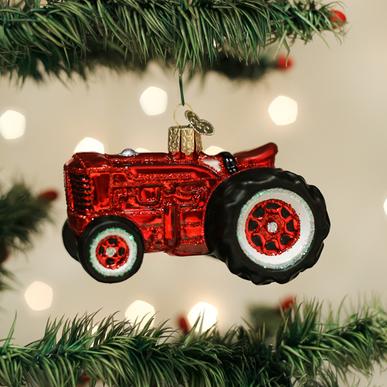 Old World Christmas Old Farm Tractor Ornament Sale