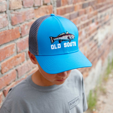 YOUTH Old South Red Fish Trucker Mesh Hat