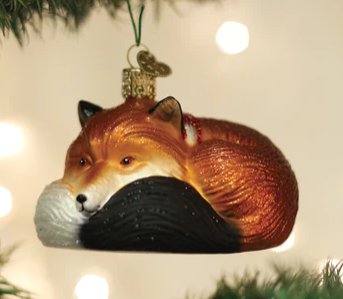 Old World Christmas Cozy Fox Ornament