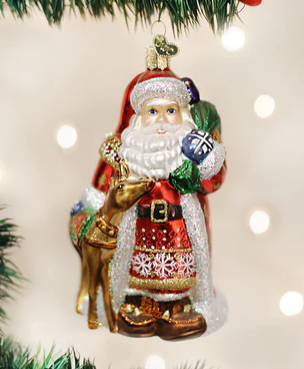Old World Christmas Nordic Santa Ornament Sale