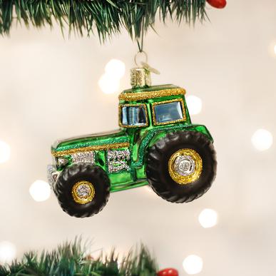 Old World Christmas Tractor Ornament Sale