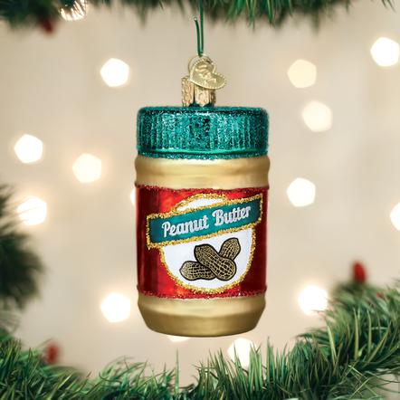 Old World Christmas Peanut Butter Jar Ornament Sale