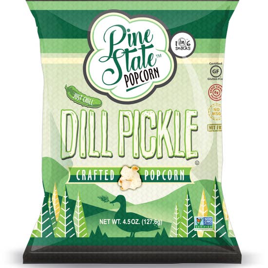 Pine State Dill Pickle Popcorn, North Carolina Grown