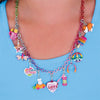 Charm It Charms Rainbow Chain Link Necklace