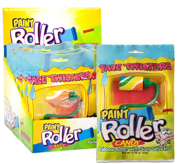 Sour Face Twisters Paint Roller Candy
