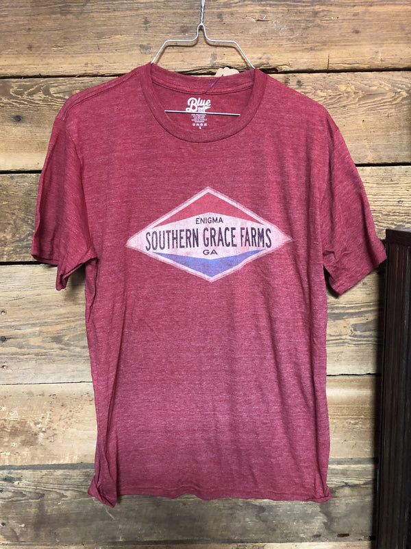 Southern Grace Farms Cardinal Red Slick Valve Shirt