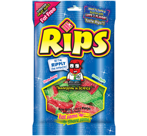 Rips Bites Strawberry Green Apple Pieces