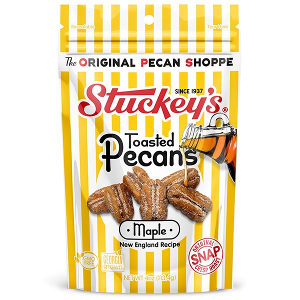 Stuckey's Maple Toasted Pecans 4oz Pouch