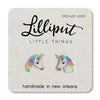 Lilliput Acrylic Stud Earrings